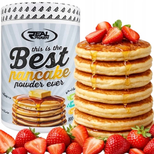 WPC PROTEIN PANCAKES DELICIOUS Real Pharm Best Pancake 800g STRAWBERRY
