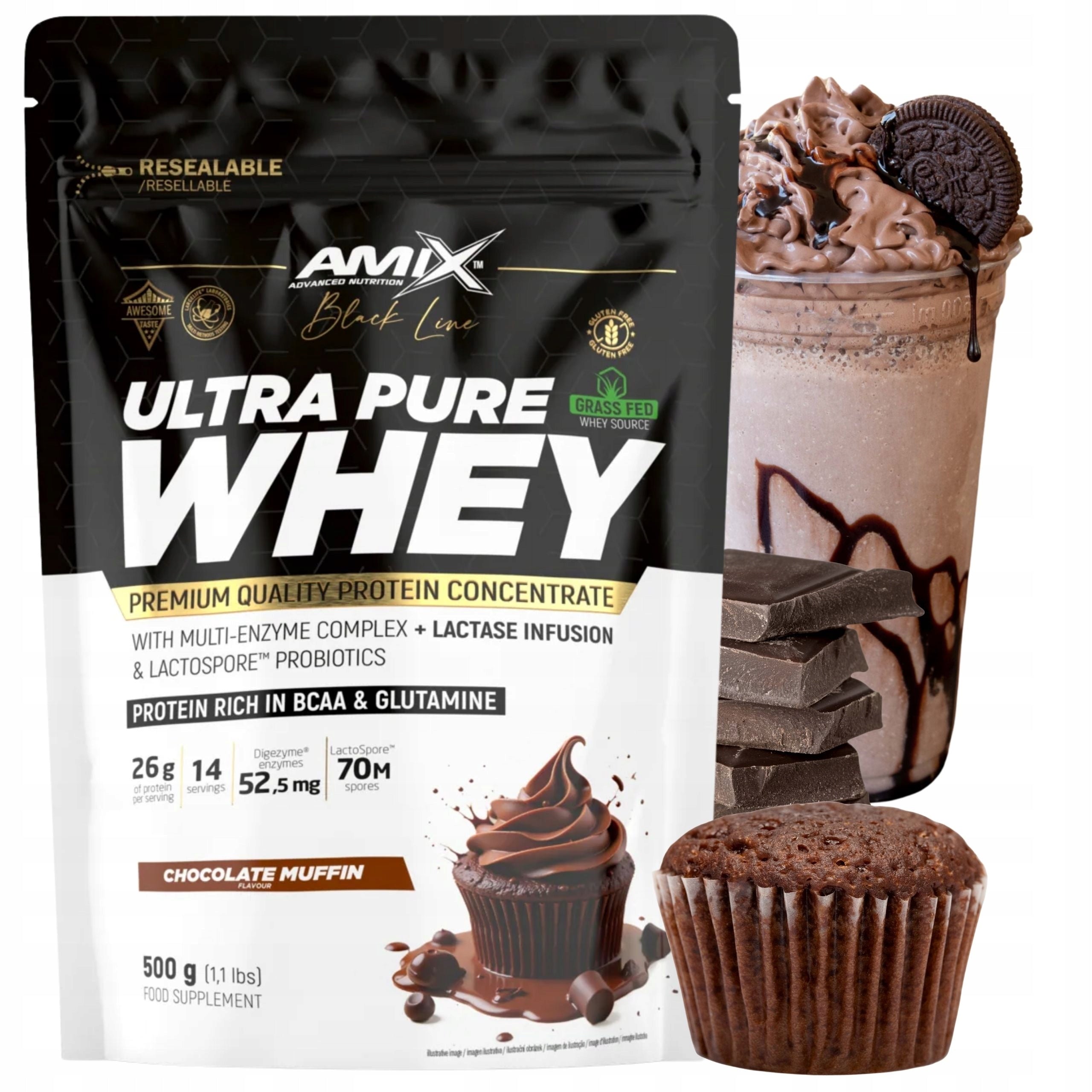 WPC Protein Amix Ultra Pure Whey Chocolate Flavour Protein Conditioner 500g