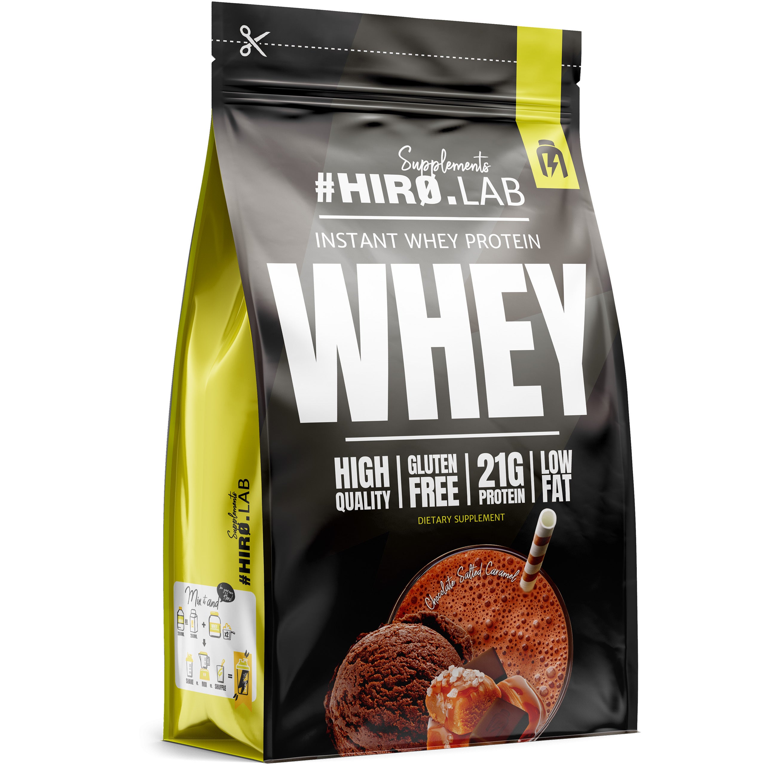 WPC Protein Conditioner 700g + 50g as a Gift Salty Caramel Instant Whey Hiro