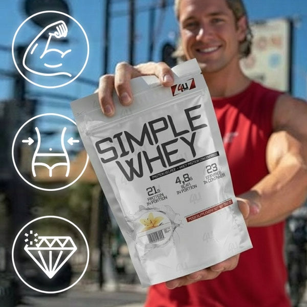 WPC WHEY PROTEIN 100% Protein Conditioner 700g Simple Whey 4U Nutrition Expiration date at least 1 year from the date of purchase