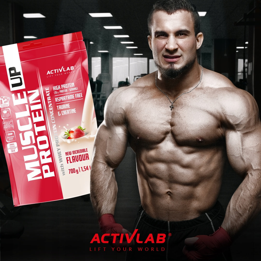 WPC WHEY PROTEIN CREATINE TAURINE 700g STRAWBERRY Expiration date at least 1 year from the date of purchase