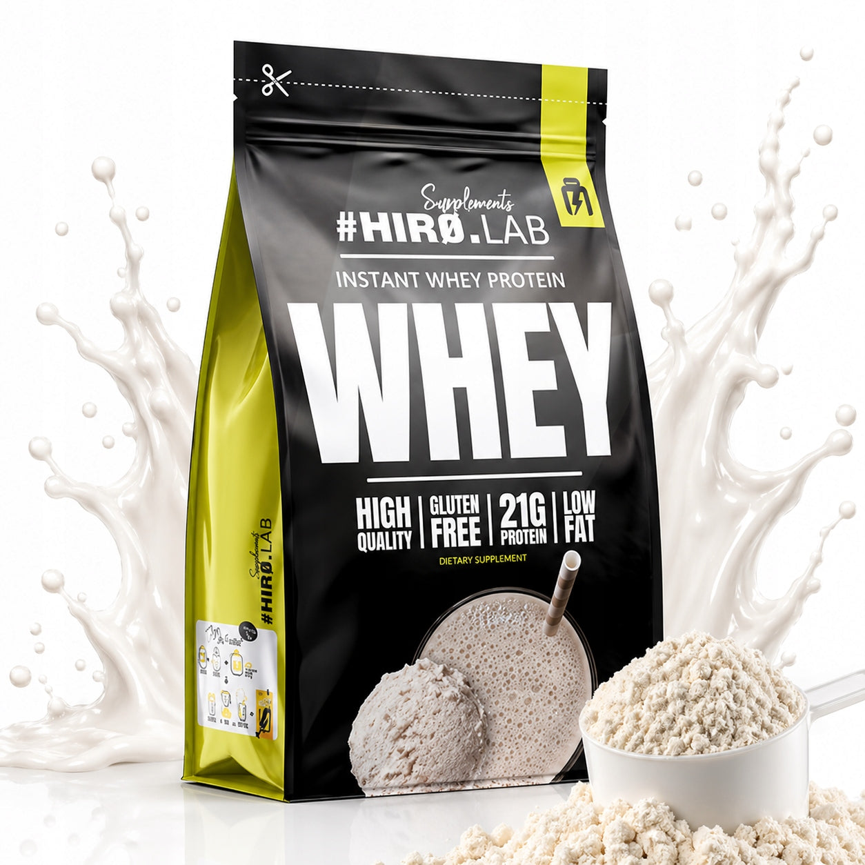 WPC Whey Protein 750g HIRO.LAB Whey Protein Natural Flavor