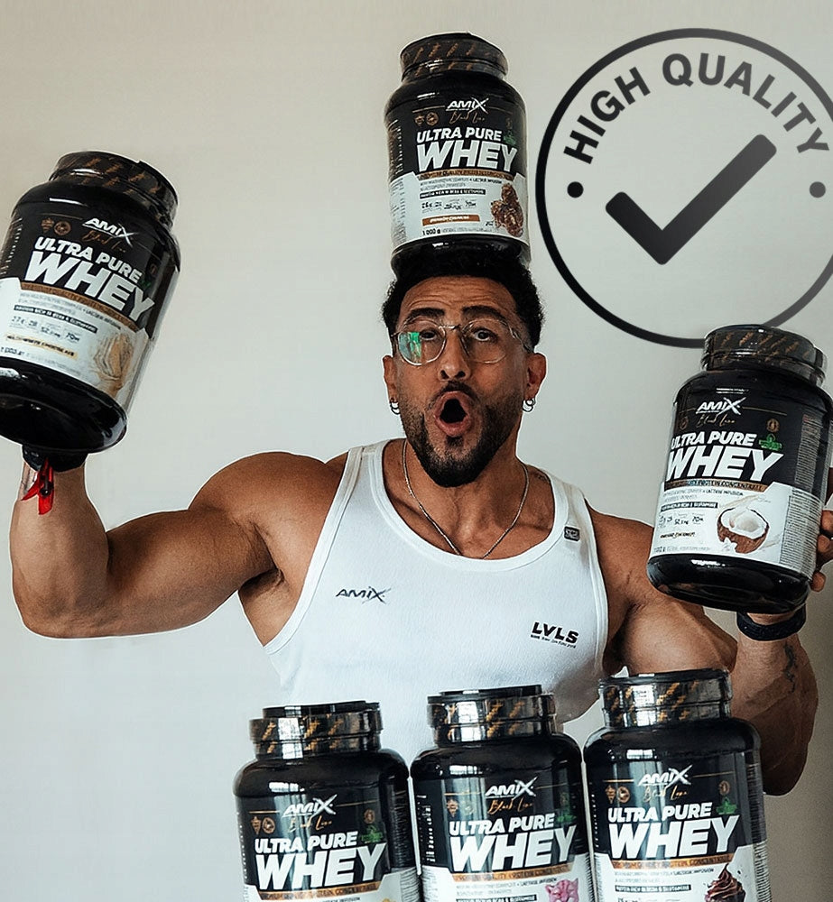 WPC protein with Enzymes and Probiotics Whey protein supplement Amix Packaging status original