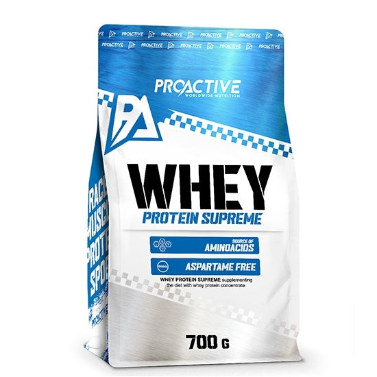 WPC whey PROTEIN SUPPLEMENT ProActive 700g STRAWBERRY BANANA Expiration date at least six months from the date of purchase