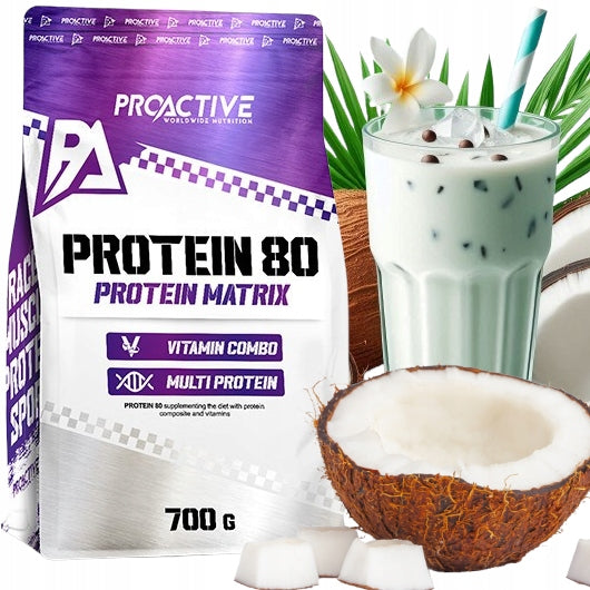 WPC whey protein supplement VITAMIN C B coconut ProActive 700g