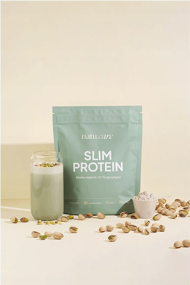 WPI Protein Isolate PISTACHIO FOR SLIMMING Slim Protein - 375 g | 15 Servings Packaging status original
