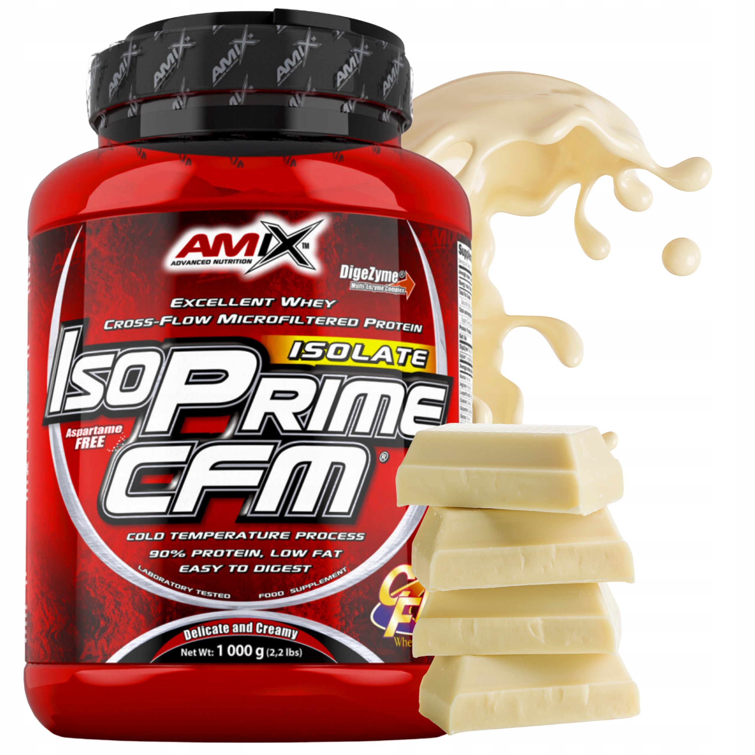 WPI Whey Isolate AMIX ISOPRIME CFM White Chocolate Cocktail for Weight Loss