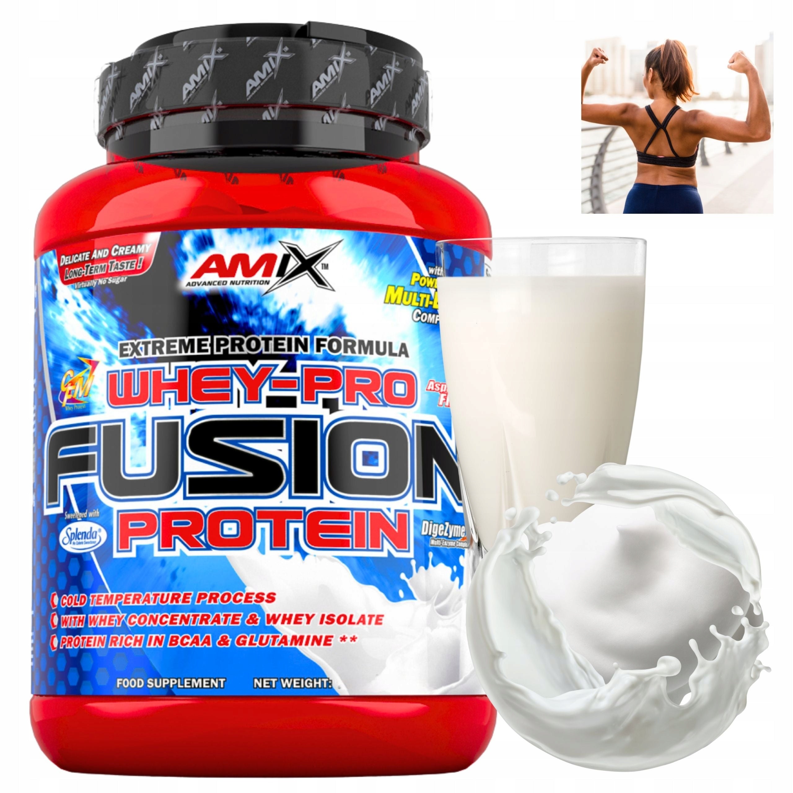 WPI and WPC Protein Blend PROTEIN SUPPLEMENT Natural Isolate + Concentrate