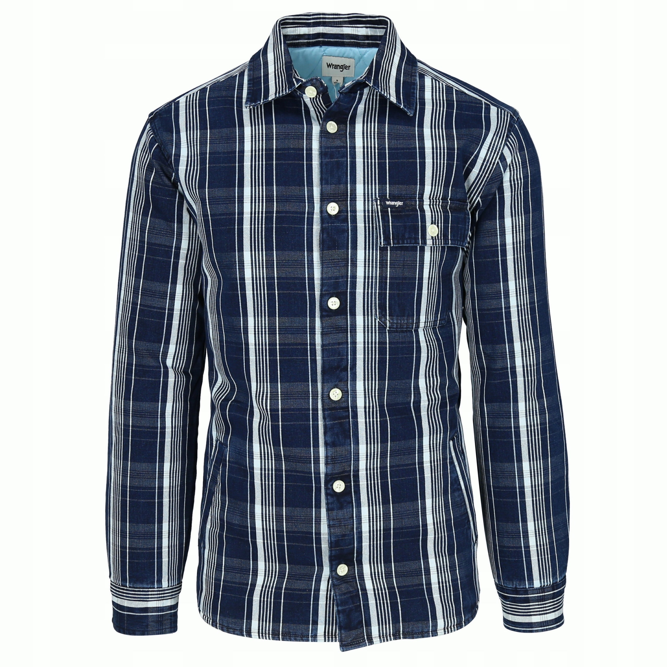 Hemd für Herren Wrangler, blau 