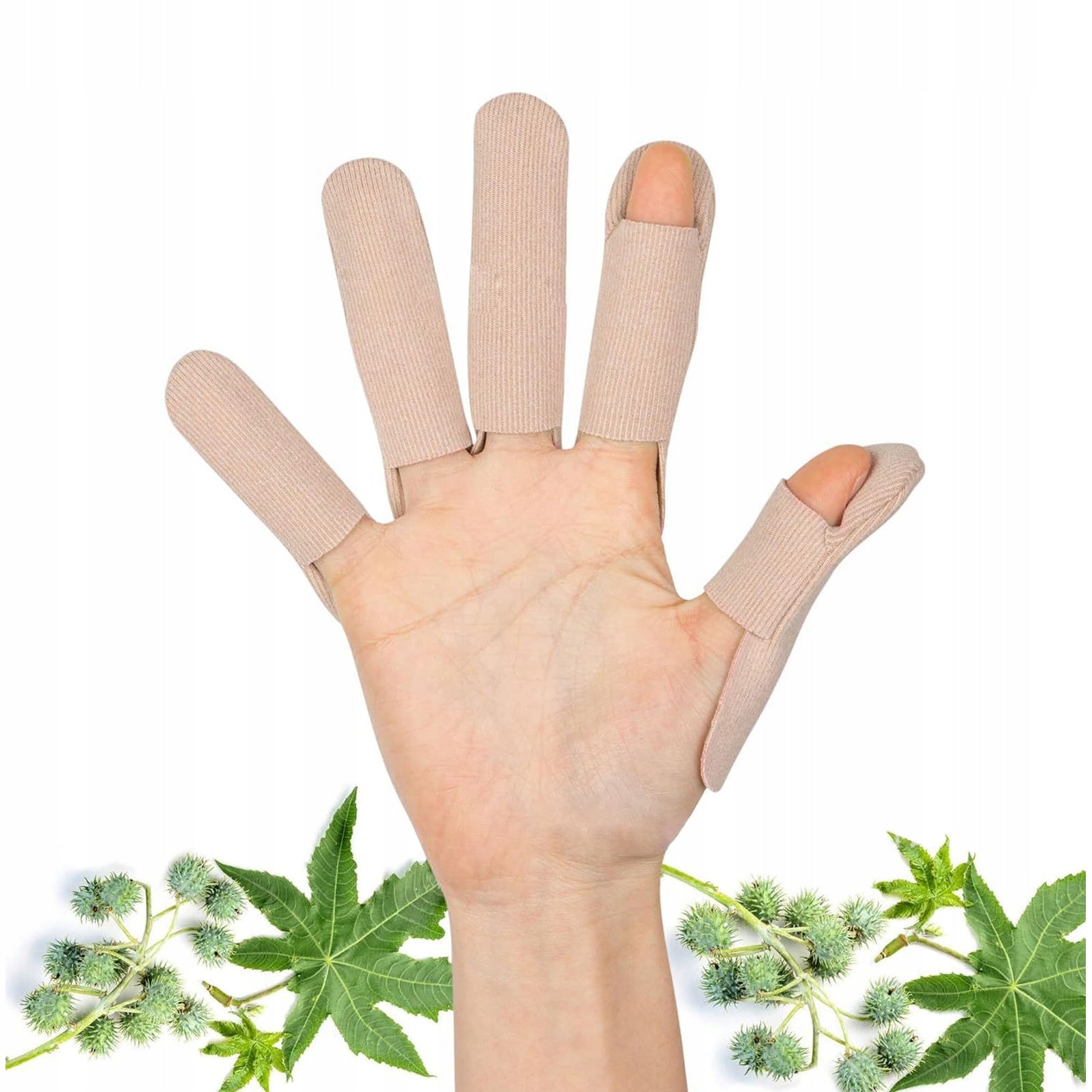 WRAP WITH CASTOR OIL ON THE FINGER FOR ARTHRITIS