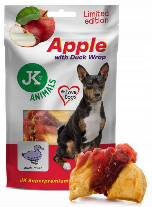 WRAP WITH DUCK MEAT AND APPLE, Dried Treat, 80 g
