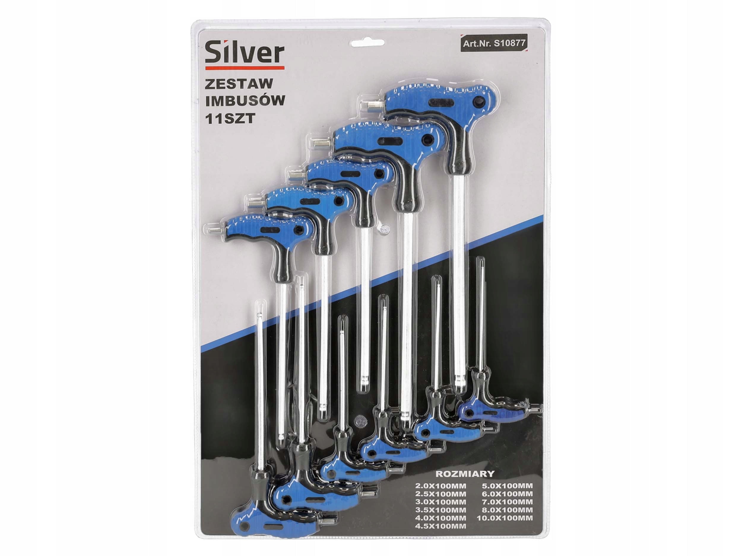 WRENCHES HAMMERS SCREWDRIVERS ANGLE SCREWDRIVERS IMBUS 11 PCS T2 - T10 LONG