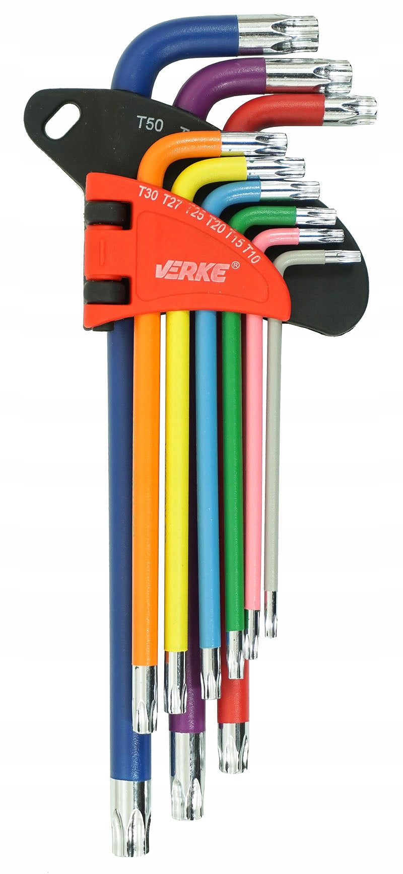 WRENCHES TORX T10-T50 CrV COLORFUL SET OF 9