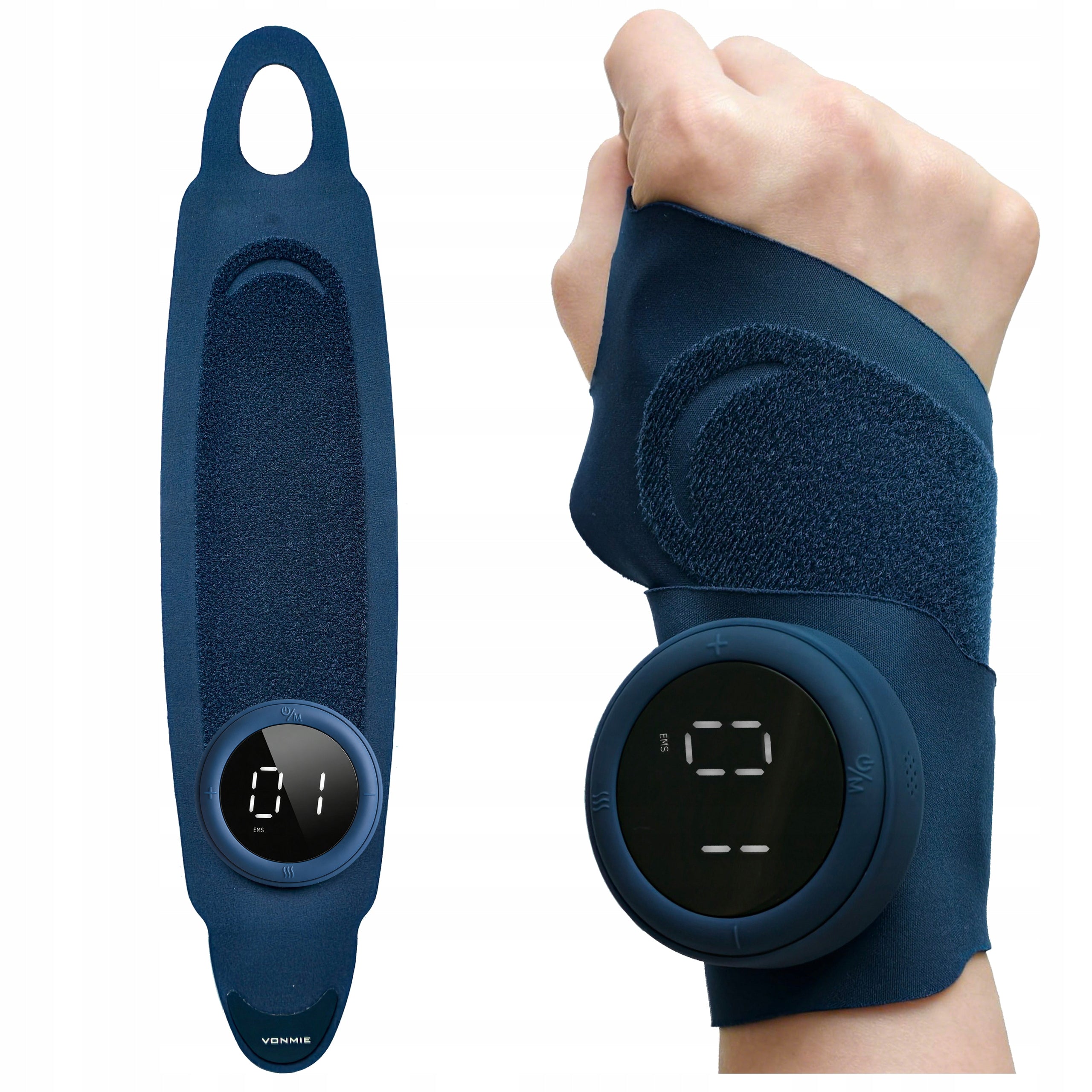 WRIST BAND EMS TENS HEATING VONMIE W3 PAIN ORTHOSIS CARPAL TUNNEL SYNDROME