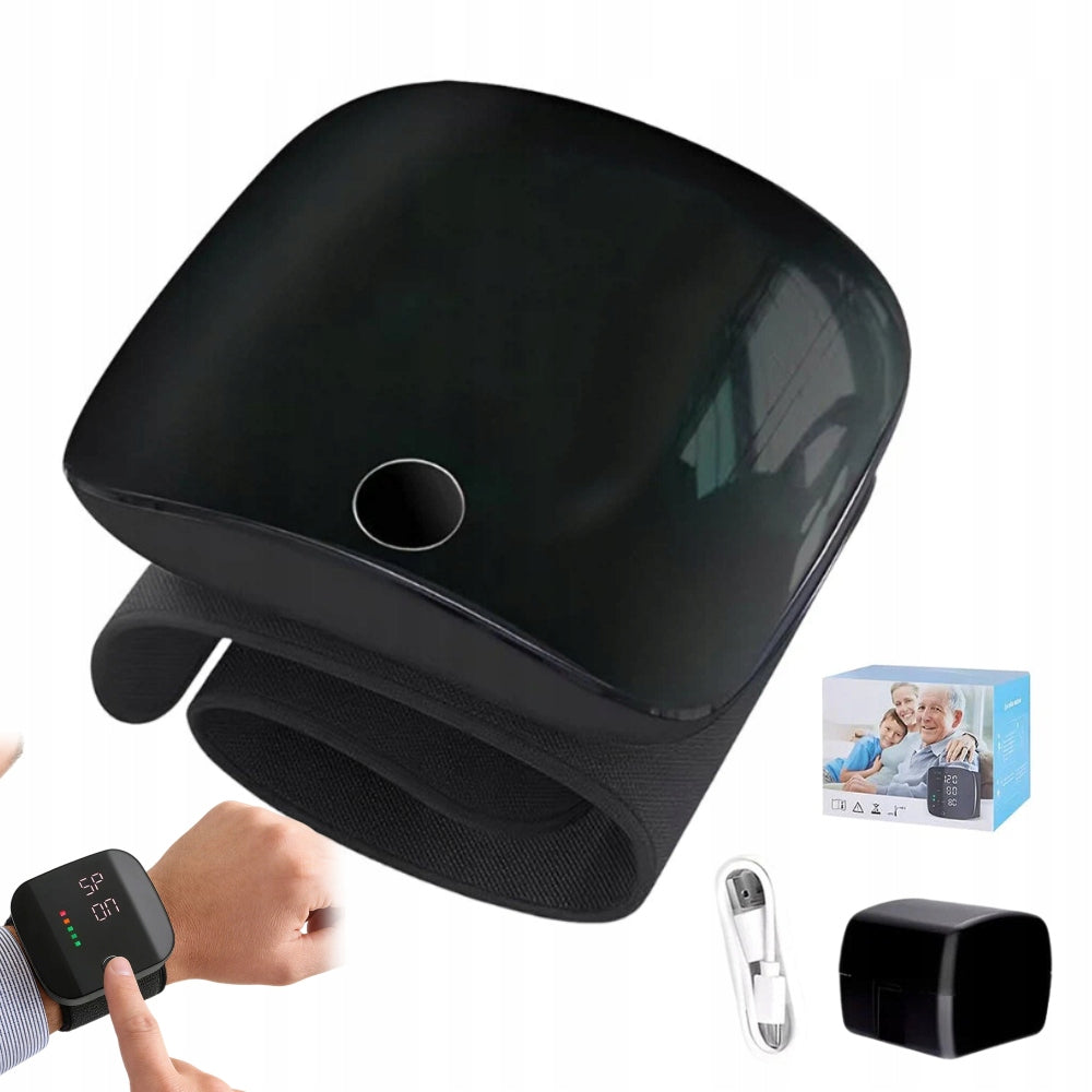 WRIST BLOOD PRESSURE MONITOR CASE ARRHYTHMIA LCD MEMORY