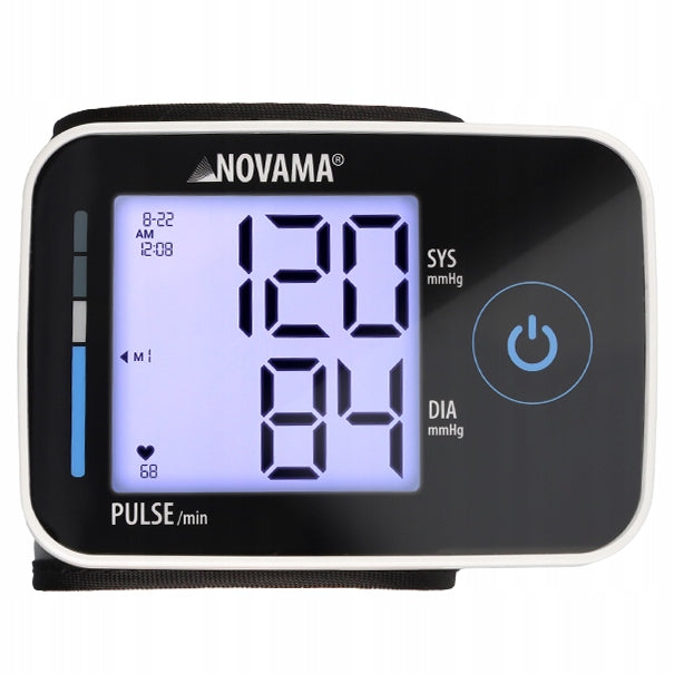 WRIST BLOOD PRESSURE MONITOR ELECTRONIC ARRHYTHMIA ESH NOVAMA WRISTPRIME BLC