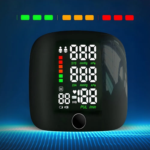 WRIST BLOOD PRESSURE MONITOR ELECTRONIC AUTOMATIC READABLE LCD SCREEN Medical device no