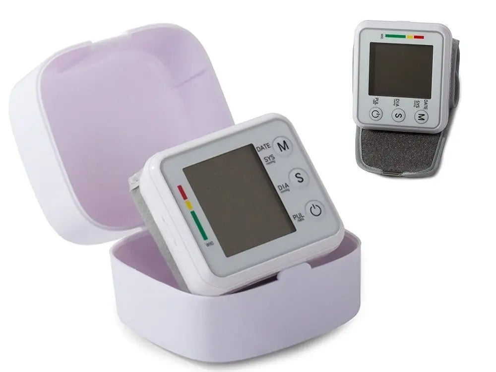 WRIST BLOOD PRESSURE MONITOR ELECTRONIC LCD Wrist Case Packaging status original