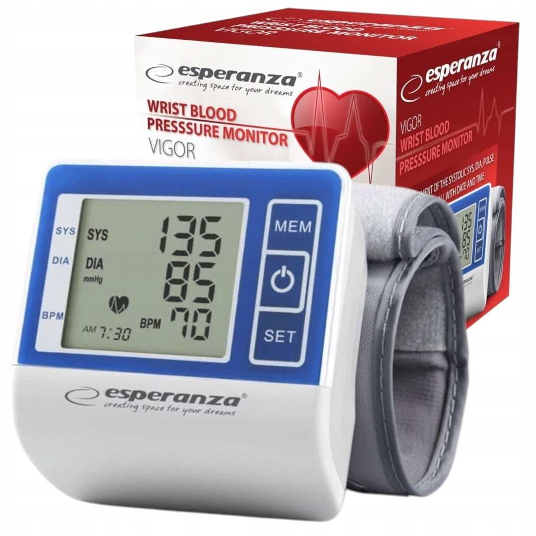 WRIST BLOOD PRESSURE MONITOR FAST PRECISION INNOVATIVE ACCURATE CONVENIENT