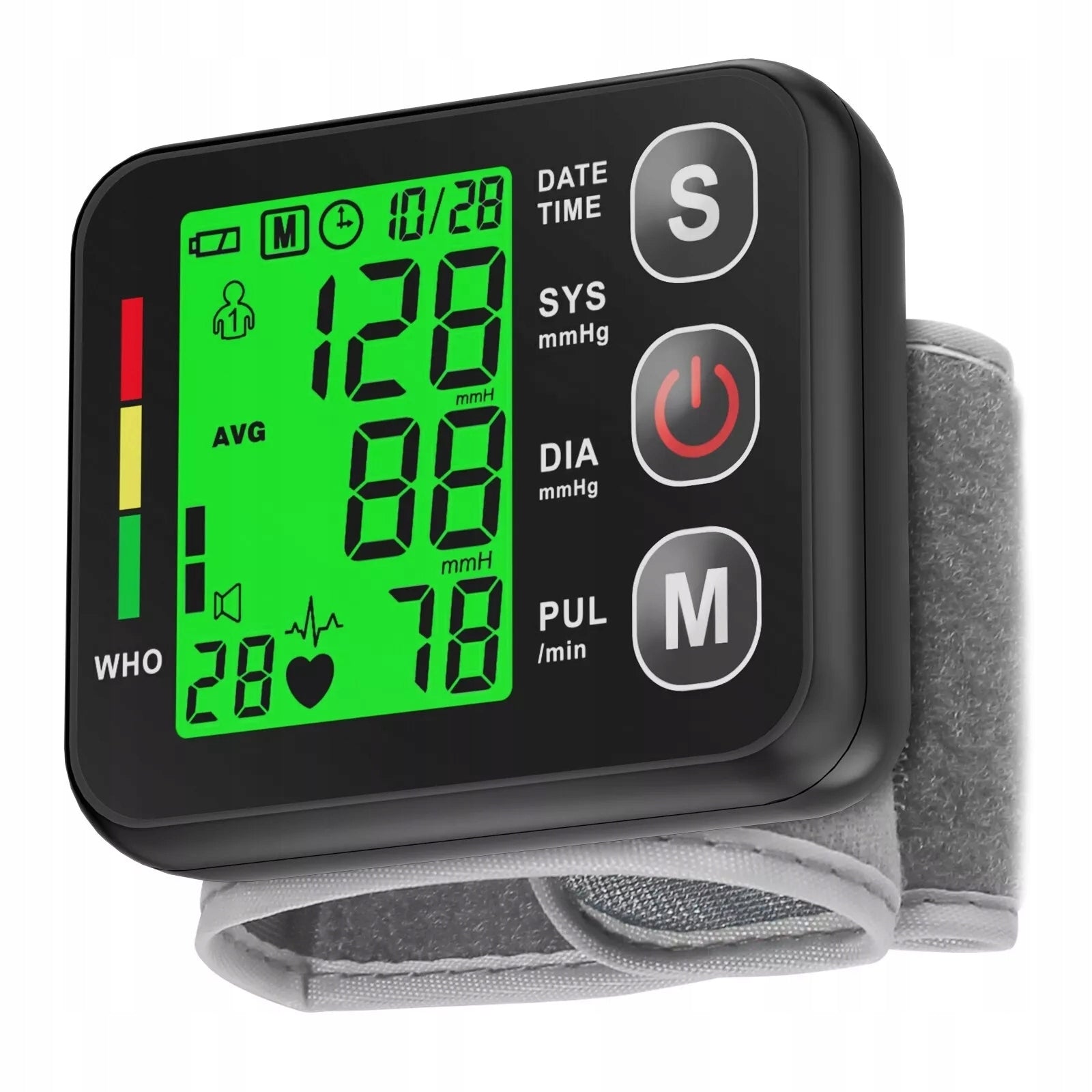WRIST BLOOD PRESSURE MONITOR, PORTABLE WRIST BLOOD PRESSURE MONITOR ARRHYTHMIA Medical device no