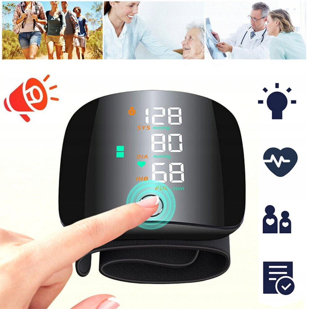 WRIST BLOOD PRESSURE MONITOR WITH 2X99 MEMORY AND VOICE FUNCTION Medical device no