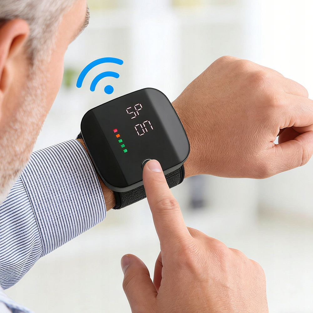 WRIST BLOOD PRESSURE MONITOR with USB Portable Blood Pressure Monitor Medical device no