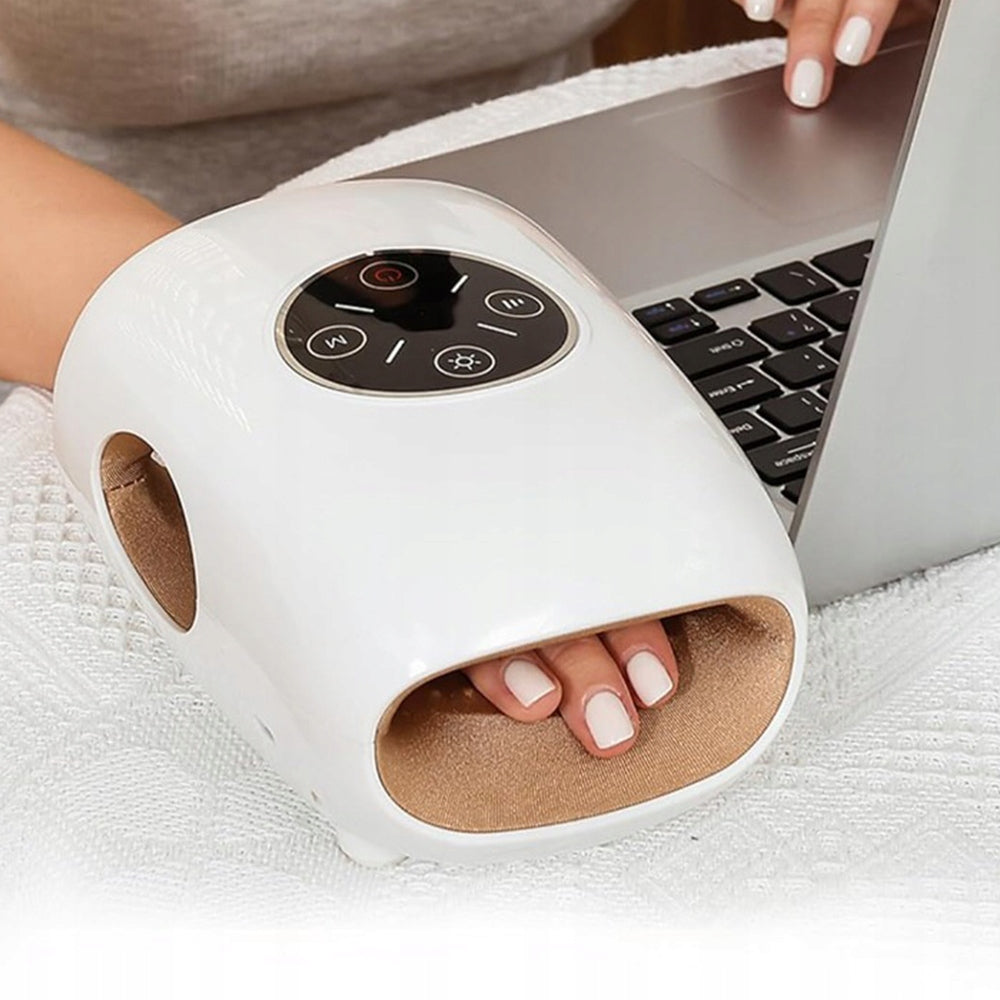 WRIST HAND MASSAGER FOR MASSAGE VIBRATION MASSAGE COMPRESSION HEATING Product weight with unit packaging 1.5 kg
