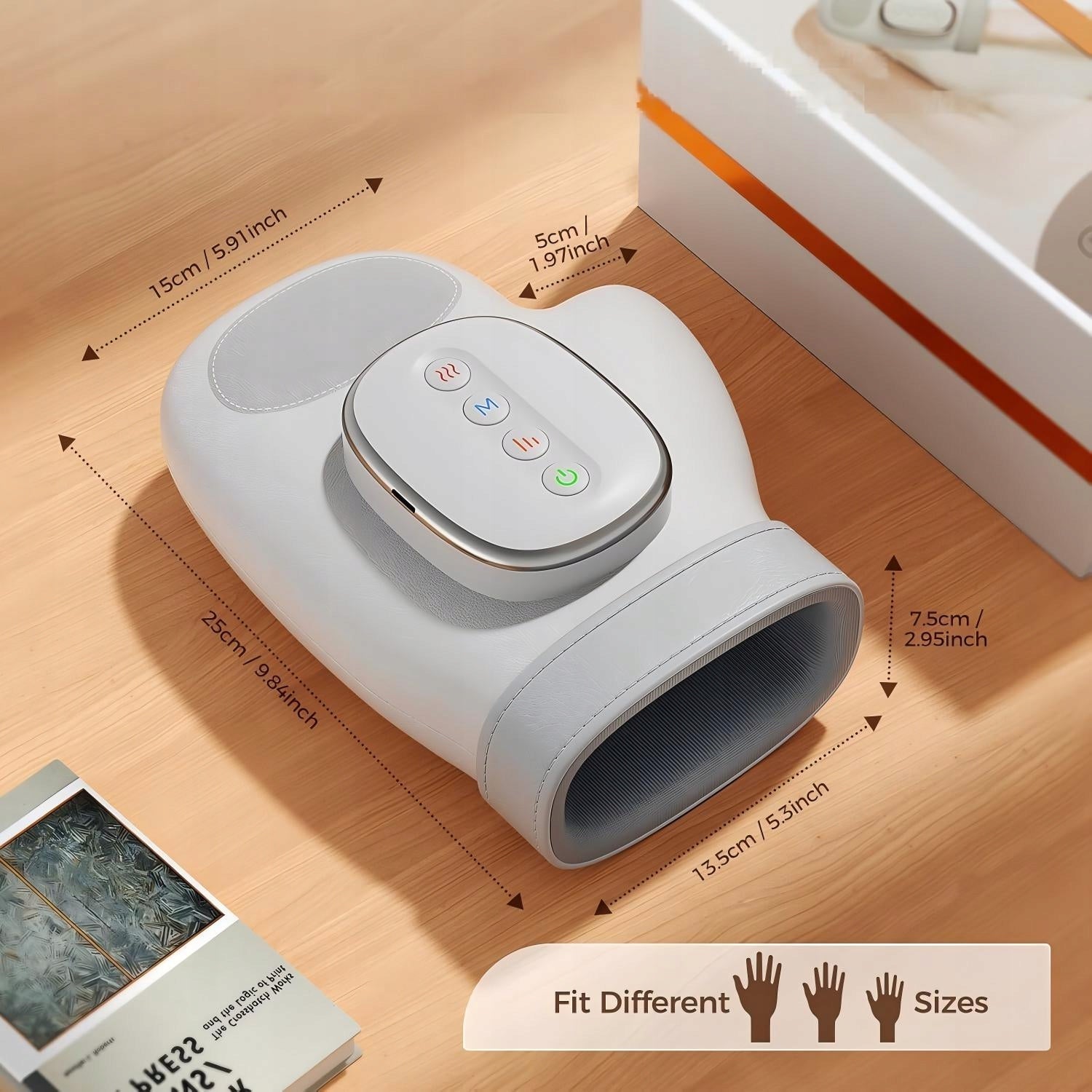 WRIST HAND MASSAGER HEAT FUNCTION WIRELESS MULTIPLE MODES Packaging status original