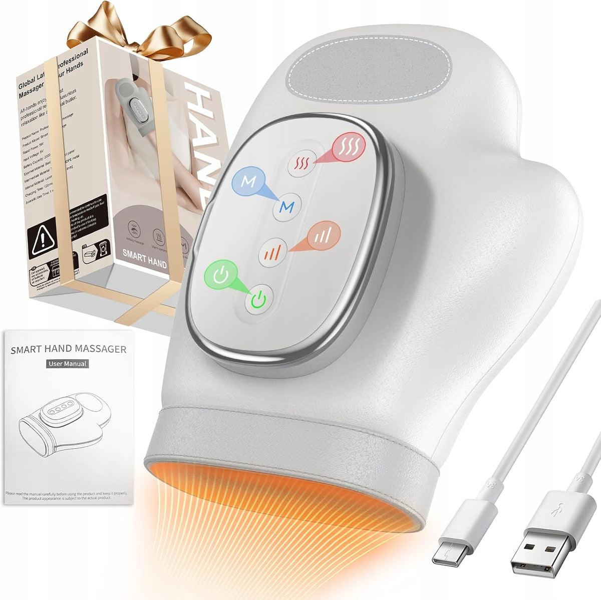 WRIST HAND MASSAGER HEAT FUNCTION WIRELESS MULTIPLE MODES