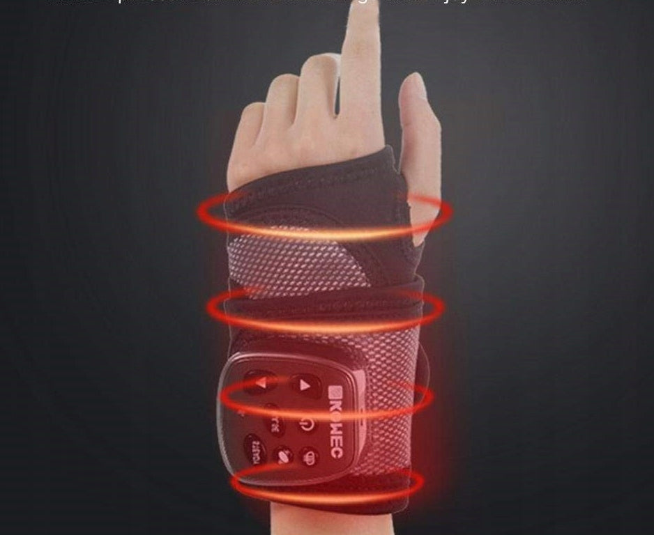 WRIST MASSAGER HAND TUNNEL SYNDROME INJURY ORTHOSIS heating vibration Brand Altera