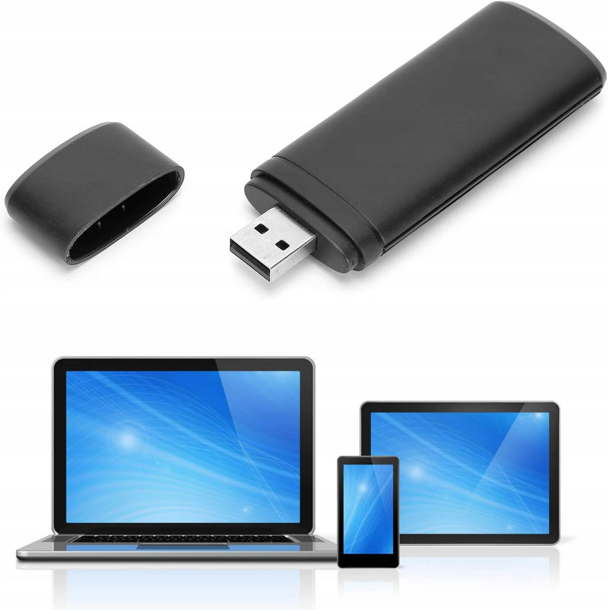 WTXUp TX-N600 External Wifi USB Plug & Play Network Card 300Mbps
