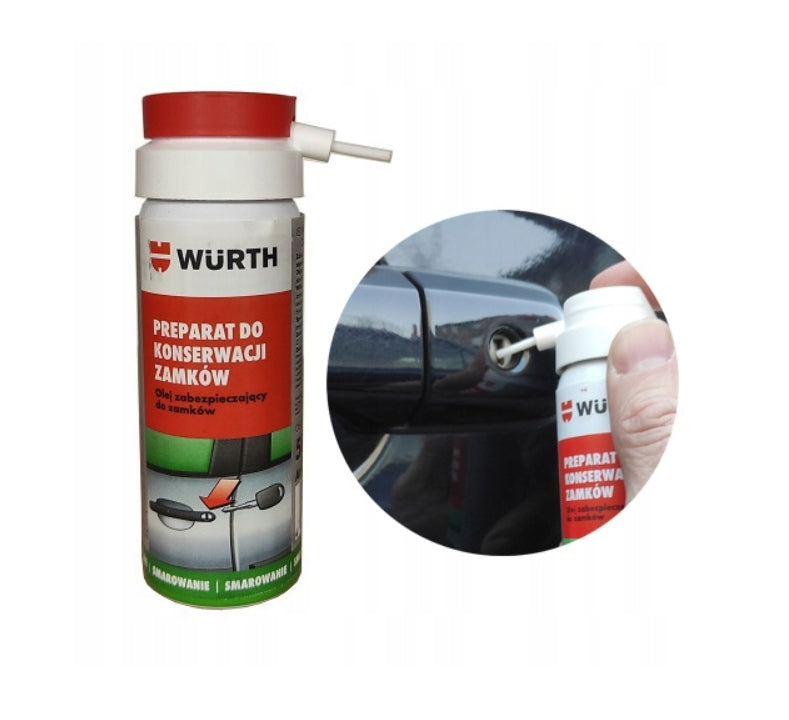 WURTH OIL GREASE FOR PADLOCK IGNITION LOCKS
