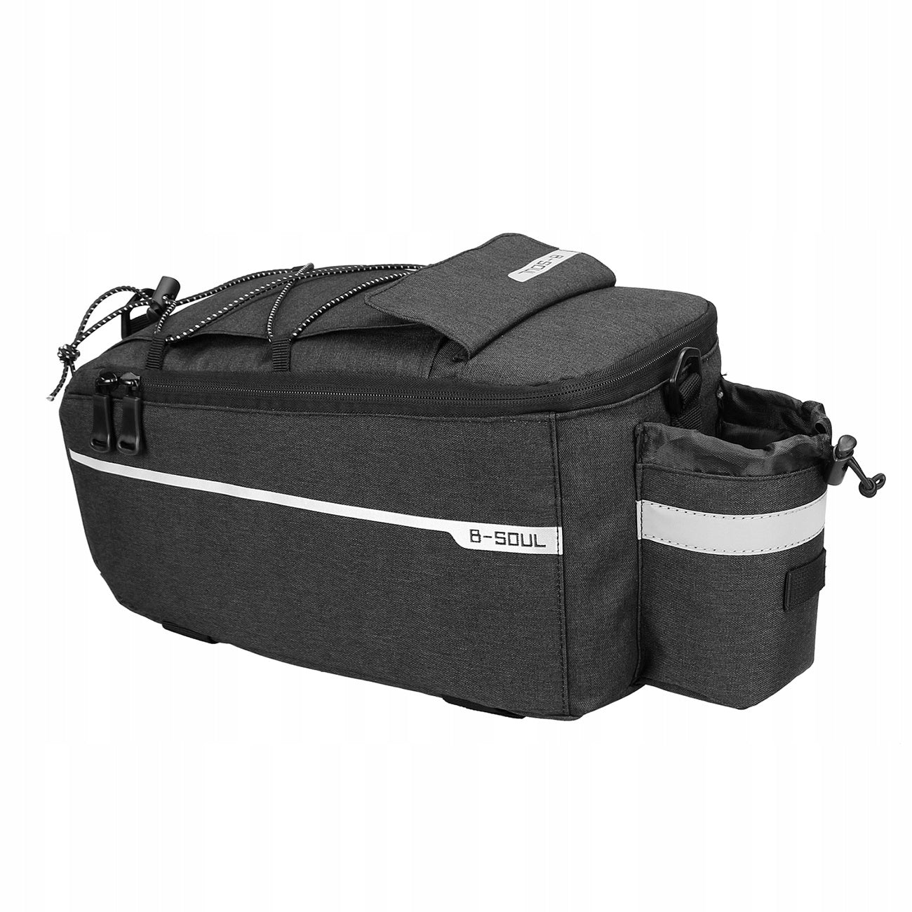 WYA26Y0S Thermal Bike Bag for Luggage Rack with Shoulder Strap - Black