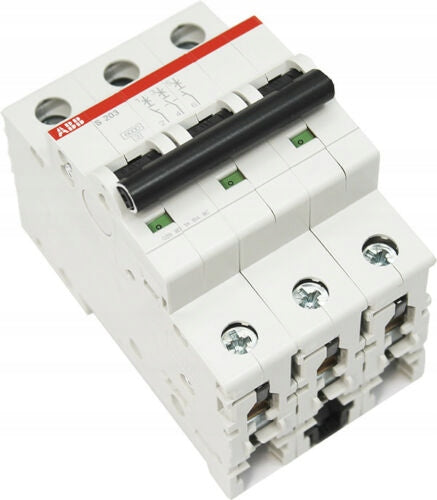 Modularer Automatikschalter Abb SH203-C20, 6kA, 3P, 20A 