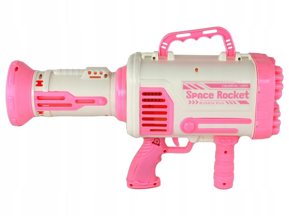 Elektrische Pistole mit Seifenblasen Lean Toys, rosa 
