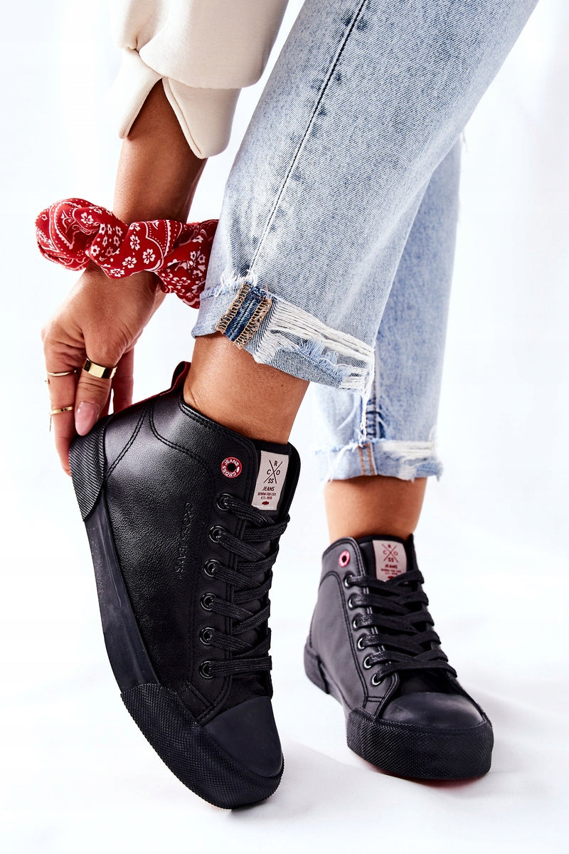 Sportschuhe für Damen Cross Jeans, schwarz 
