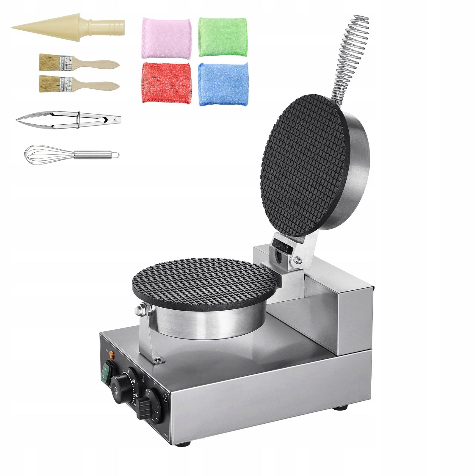 Wafer Machine 1P Silver For Kitchen Restaurants Dessert Shops