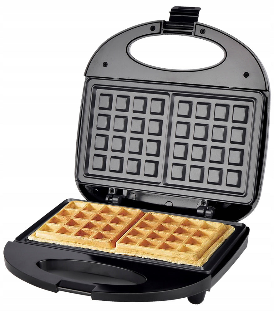 Waffle Iron 1000W FOR 2 WAFFLES NONSTICK COATING FAST HEATING Power rating 1000 W