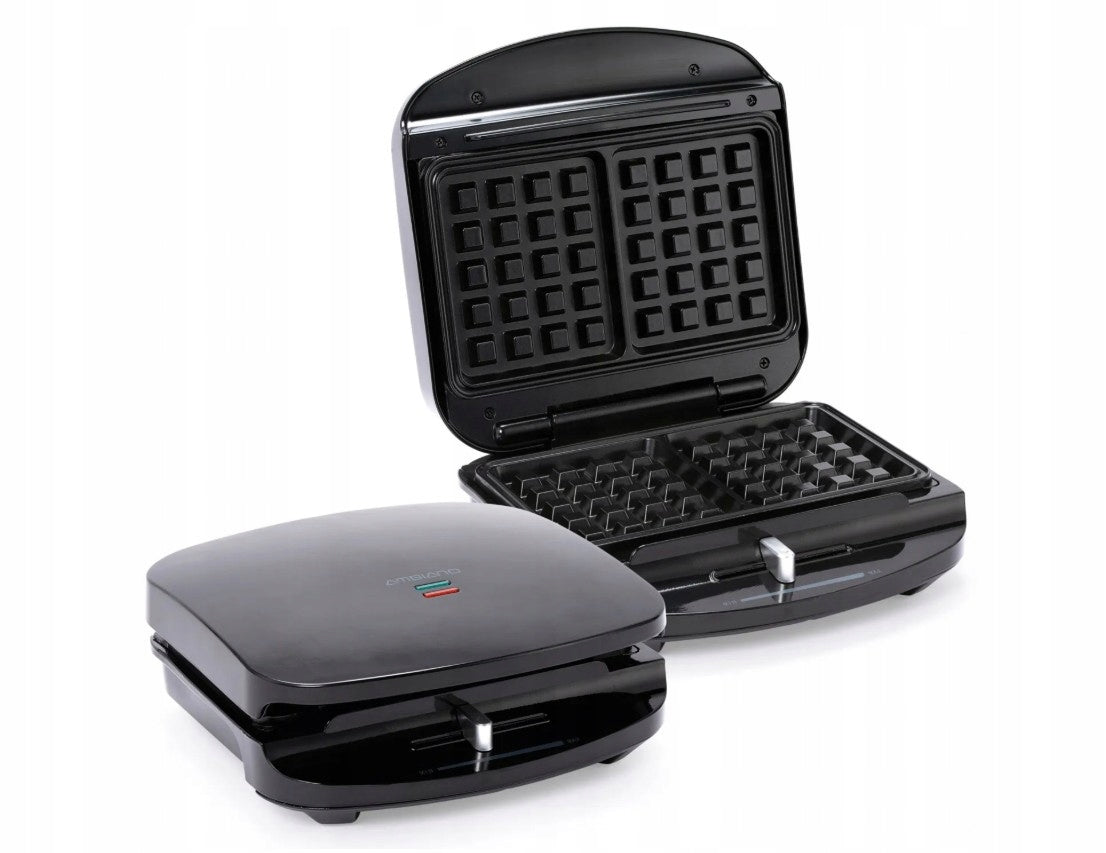 Waffle Iron AMBIANO 1000W Belgian Waffles Temperature Control Packaging status original