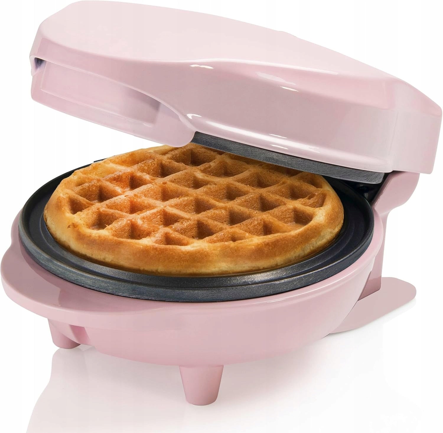 Waffle Iron Bestron Waffle Iron Strong for Mini Waffles 550 W pink