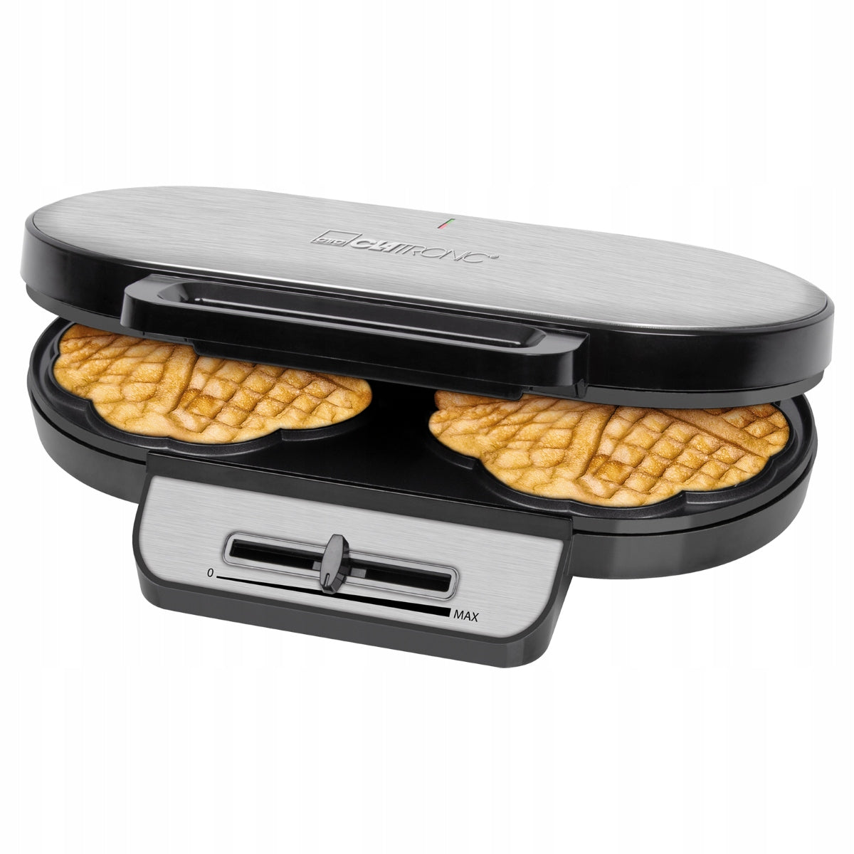 Waffle Iron Clatronic WA3745 1200 W silver/grey Power rating 1200 W