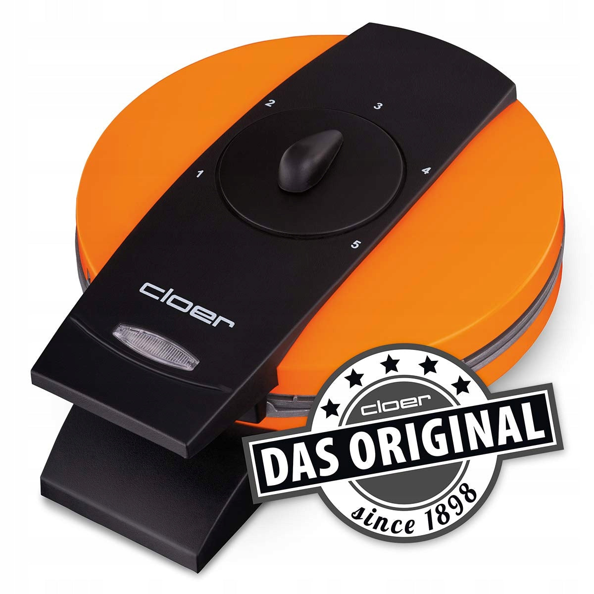 Waffle Iron Cloer 1621 930 W orange Model 1621