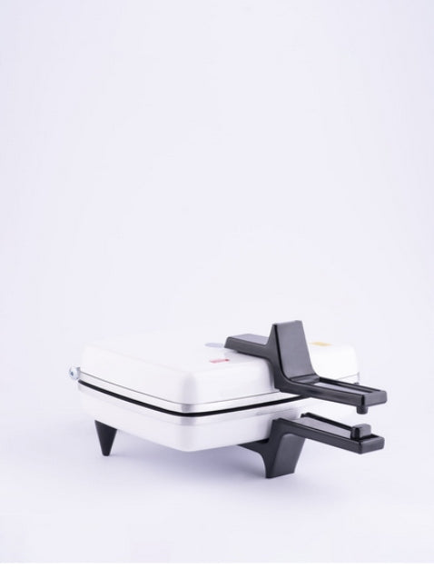 Waffle Iron DEZAL 301.4 White Black Power rating 1300 W