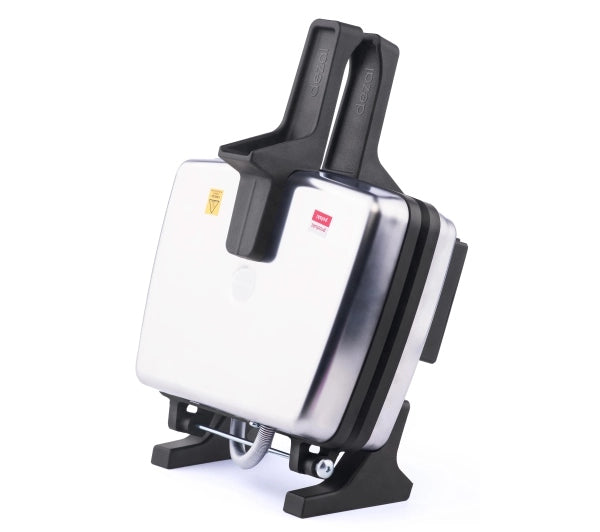Waffle Iron Dezal 301.7.1 LWN 1300W 2 Waffles Non-stick coating Silver Brand Dezal