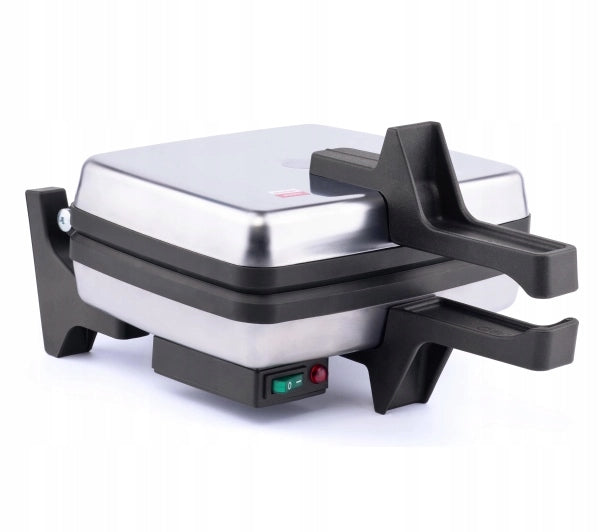 Waffle Iron Dezal 301.7.1 LWN 1300W 2 Waffles Non-stick coating Silver