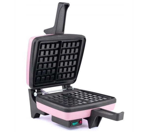 Waffle Iron Dezal 301.7.1 LWN 1300W 2 Waffles Nonstick Coating Pink Power rating 1300 W