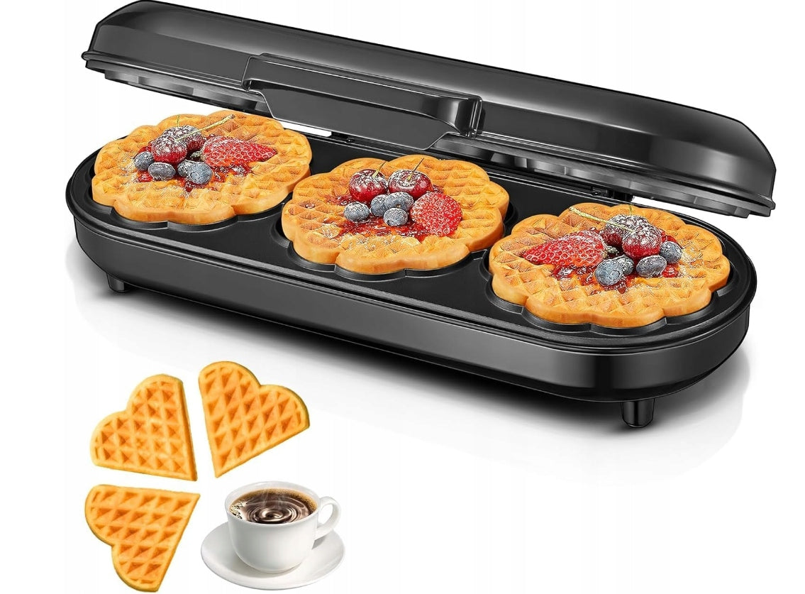 Waffle Iron FOHERE AK-B054 1200 W black
