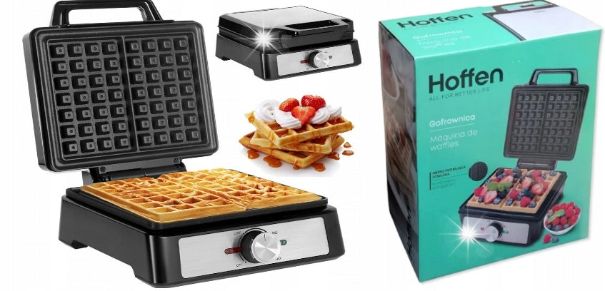 Waffle Iron Hoffen wm-4356 1600 W silver/grey