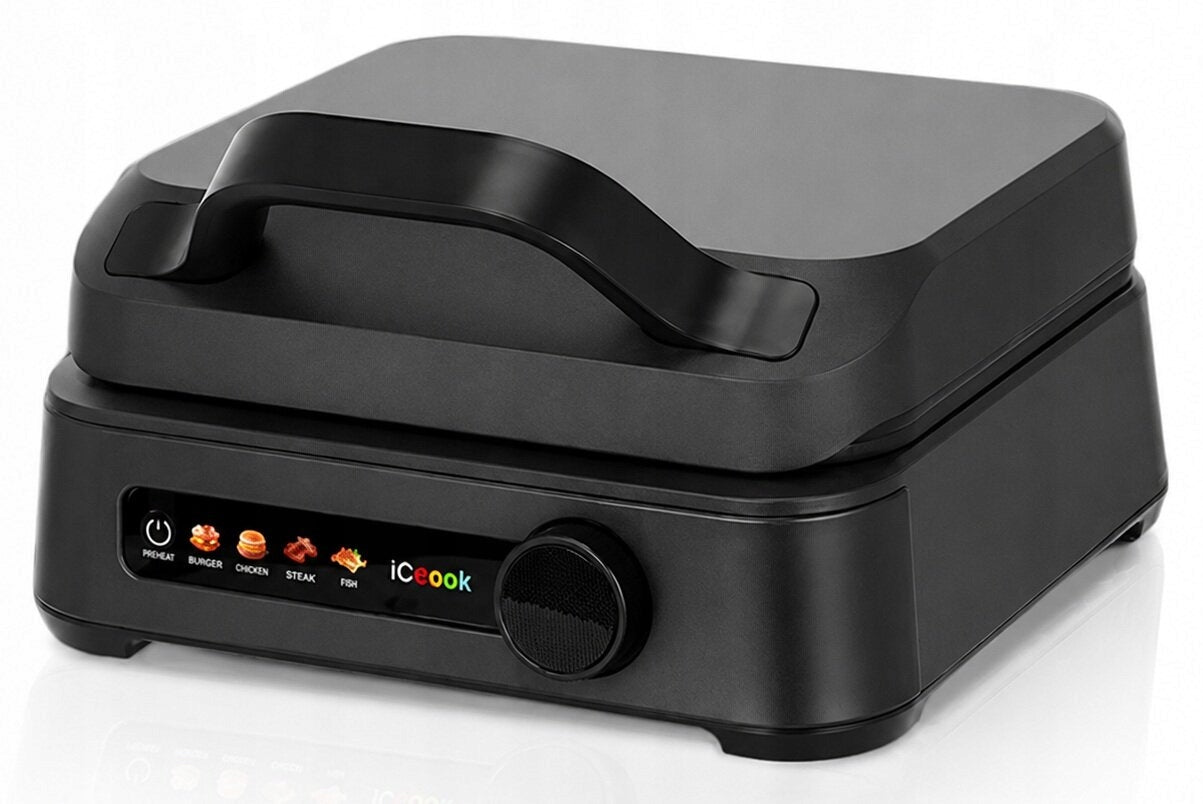 Waffle Iron ICOOOK MGO-IC-01 Black Model MGO-IC-01