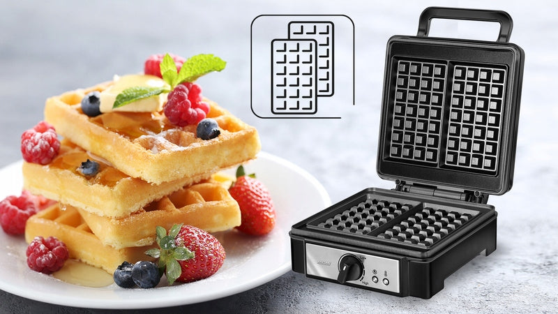 Waffle Iron MPM BGO-02 1400 W black Brand MPM